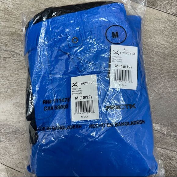 New! Arctix Kids medium 10 12 Fleece Top Bib Overalls snow pants. Snowpants. - Picture 3 of 3